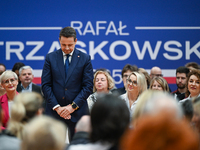 KRAKOW, POLAND - NOVEMBER 16:
Mayor of Warsaw Rafal Trzaskowski during a meeting with voters at Nowa Huta's Hala Com-Com Zone, on November 1...