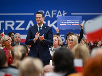 KRAKOW, POLAND - NOVEMBER 16:
Mayor of Warsaw Rafal Trzaskowski during a meeting with voters at Nowa Huta's Hala Com-Com Zone, on November 1...