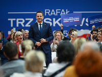 KRAKOW, POLAND - NOVEMBER 16:
Mayor of Warsaw Rafal Trzaskowski during a meeting with voters at Nowa Huta's Hala Com-Com Zone, on November 1...