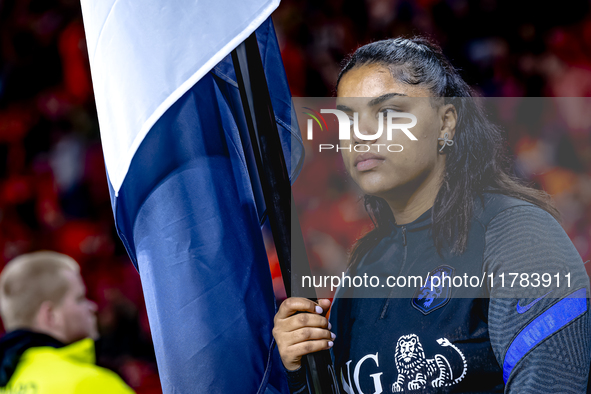 The atmosphere in the stadium during the match between the Netherlands and Hungary at the Johan Cruijff ArenA for the UEFA Nations League -...