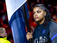 The atmosphere in the stadium during the match between the Netherlands and Hungary at the Johan Cruijff ArenA for the UEFA Nations League -...