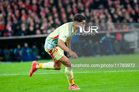 Ayoze Perez of Spain celebrates after scoring a goal to make it 2-0 during the UEFA Nations League 2024/25 League A Group A4 match between D...