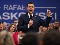 KRAKOW, POLAND - NOVEMBER 16:
Mayor of Warsaw Rafal Trzaskowski during a meeting with voters at Nowa Huta's Hala Com-Com Zone, on November 1...