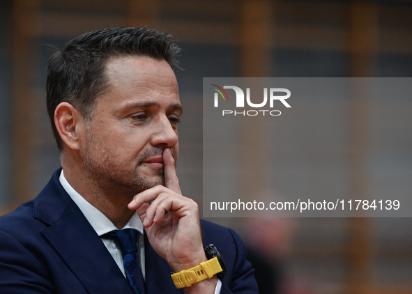 KRAKOW, POLAND - NOVEMBER 16:
Mayor of Warsaw Rafal Trzaskowski during a meeting with voters at Nowa Huta's Hala Com-Com Zone, on November 1...