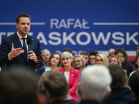 KRAKOW, POLAND - NOVEMBER 16:
Mayor of Warsaw Rafal Trzaskowski during a meeting with voters at Nowa Huta's Hala Com-Com Zone, on November 1...