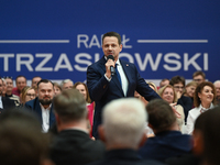 KRAKOW, POLAND - NOVEMBER 16:
Mayor of Warsaw Rafal Trzaskowski during a meeting with voters at Nowa Huta's Hala Com-Com Zone, on November 1...