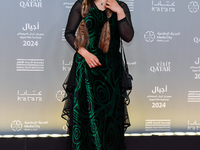 Iranian filmmaker Marjan Khosravi attends the 'Sudan, Remember Us' red carpet during the screening on the opening night of the Ajyal Film Fe...