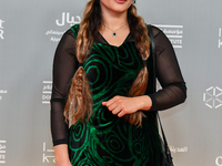 Iranian filmmaker Marjan Khosravi attends the 'Sudan, Remember Us' red carpet during the screening on the opening night of the Ajyal Film Fe...