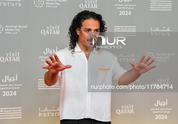 American singer Anees Mokhiber attends the 'Sudan, Remember Us' red carpet during the screening on the opening night of the Ajyal Film Festi...