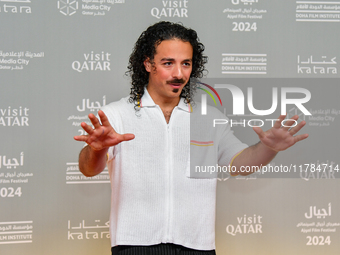 American singer Anees Mokhiber attends the 'Sudan, Remember Us' red carpet during the screening on the opening night of the Ajyal Film Festi...