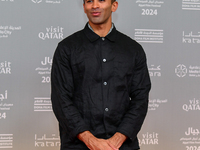 Film-maker Nadir Nahdi attends the 'Sudan, Remember Us' red carpet during the screening on the opening night of the Ajyal Film Festival 2024...