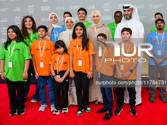 Fatma Al Remaihi, CEO of the Doha Film Institute, and Lolwah Rashid Mohammed Al-Khater, Minister of Education and Higher Education Qatar, at...