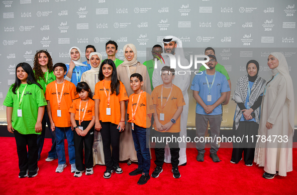 Fatma Al Remaihi, CEO of the Doha Film Institute, and Lolwah Rashid Mohammed Al-Khater, Minister of Education and Higher Education Qatar, at...