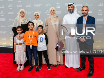 Fatma Al Remaihi, CEO of the Doha Film Institute, and Lolwah Rashid Mohammed Al-Khater, Minister of Education and Higher Education Qatar, at...