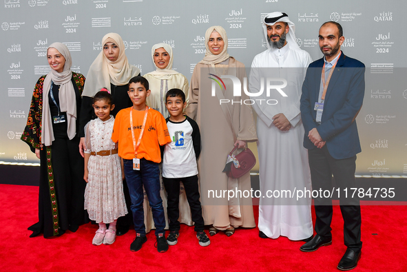 Fatma Al Remaihi, CEO of the Doha Film Institute, and Lolwah Rashid Mohammed Al-Khater, Minister of Education and Higher Education Qatar, at...