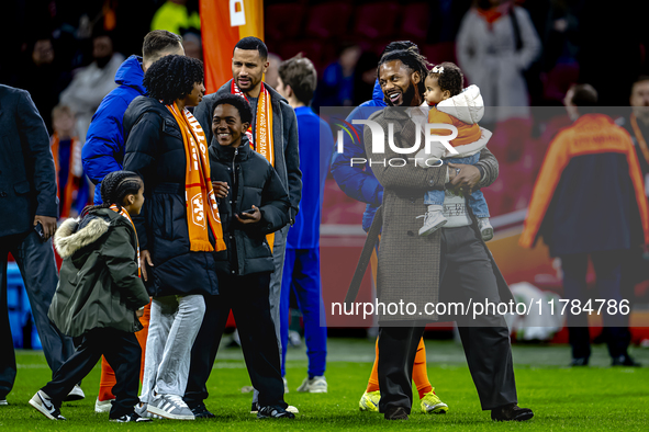 Jeremain Lens plays during the match between the Netherlands and Hungary at the Johan Cruijff ArenA for the UEFA Nations League - League A -...