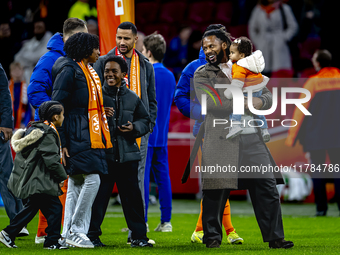 Jeremain Lens plays during the match between the Netherlands and Hungary at the Johan Cruijff ArenA for the UEFA Nations League - League A -...