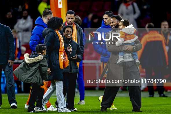 Jeremain Lens plays during the match between the Netherlands and Hungary at the Johan Cruijff ArenA for the UEFA Nations League - League A -...