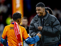 Ryan Babel plays during the match between the Netherlands and Hungary at the Johan Cruijff ArenA for the UEFA Nations League - League A - Gr...