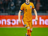 Netherlands defender Jan-Paul van Hecke participates in the match between the Netherlands and Hungary at the Johan Cruijff ArenA for the UEF...