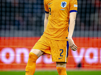 Netherlands defender Jan-Paul van Hecke participates in the match between the Netherlands and Hungary at the Johan Cruijff ArenA for the UEF...