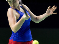 Linda Noskova  during Billie Jean King Cup Finals match Poland vs Czechia in Malaga Spain on 16 November 2024. (