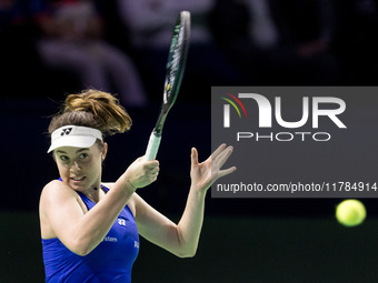 Linda Noskova  during Billie Jean King Cup Finals match Poland vs Czechia in Malaga Spain on 16 November 2024. (