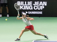 Iga Swiatek  during Billie Jean King Cup Finals match Poland vs Czechia in Malaga Spain on 16 November 2024. (