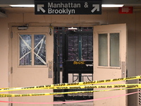 One person is shot in the leg at the 167 Street MTA Subway Station in the Highbridge section of Bronx, New York, United States, on November...