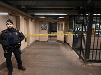 One person is shot in the leg at the 167 Street MTA Subway Station in the Highbridge section of Bronx, New York, United States, on November...