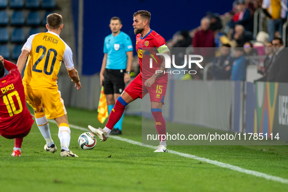 Moises San Nicolas of Andorra is in action during the UEFA Nations League 2024 - League phase - Matchday 4 match between Andorra and Moldova...