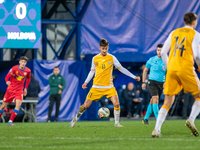 Mihail Caimacov of Moldova is in action during the UEFA Nations League 2024 - League phase - Matchday 4 match between Andorra and Moldova at...