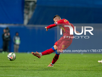 M. De la Heras of Andorra is in action during the UEFA Nations League 2024 - League phase - Matchday 4 match between Andorra and Moldova at...