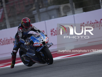 Raul Fernandez (25) of Spain and Trackhouse Racing during the race of the Motul Solidarity Grand Prix of Barcelona at Circuit de Barcelona-C...