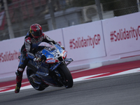 Raul Fernandez (25) of Spain and Trackhouse Racing during the race of the Motul Solidarity Grand Prix of Barcelona at Circuit de Barcelona-C...