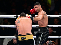 Mohamed El Maghraby and Luca Spadaccini fight during the pre-card match of TAF 7 at Allianz Cloud Milano in Milan, Italy, on November 16, 20...