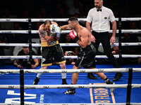 Mohamed El Maghraby and Luca Spadaccini fight during the pre-card match of TAF 7 at Allianz Cloud Milano in Milan, Italy, on November 16, 20...