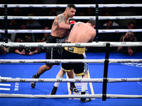 Mohamed El Maghraby and Luca Spadaccini fight during the pre-card match of TAF 7 at Allianz Cloud Milano in Milan, Italy, on November 16, 20...