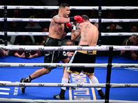 Mohamed El Maghraby and Luca Spadaccini fight during the pre-card match of TAF 7 at Allianz Cloud Milano in Milan, Italy, on November 16, 20...