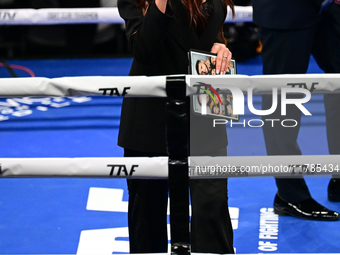 Francesco Faraoni and Ion Catarau fight during the pre-card match of TAF 7 at Allianz Cloud Milano in Milan, Italy, on November 16, 2024. (