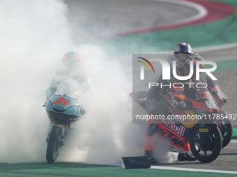 Daniel Holgado (96) of Spain and Red Bull Gasgas Tech3 Gasgas during the race of the Motul Solidarity Grand Prix of Barcelona at Circuit de...