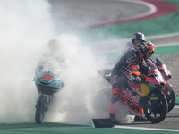 Daniel Holgado (96) of Spain and Red Bull Gasgas Tech3 Gasgas during the race of the Motul Solidarity Grand Prix of Barcelona at Circuit de...