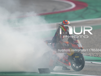 Daniel Holgado (96) of Spain and Red Bull Gasgas Tech3 Gasgas during the race of the Motul Solidarity Grand Prix of Barcelona at Circuit de...