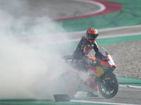 Daniel Holgado (96) of Spain and Red Bull Gasgas Tech3 Gasgas during the race of the Motul Solidarity Grand Prix of Barcelona at Circuit de...