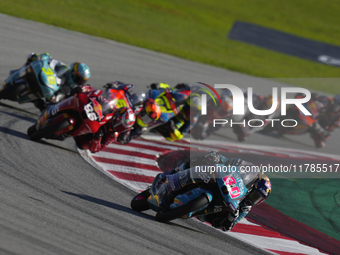 David Alonso (80) of Colombia and CFMoto Gaviota Aspar Team during the race of the Motul Solidarity Grand Prix of Barcelona at Circuit de Ba...