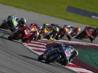 David Alonso (80) of Colombia and CFMoto Gaviota Aspar Team during the race of the Motul Solidarity Grand Prix of Barcelona at Circuit de Ba...