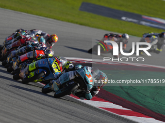 Adrian Fernandez (31) of Spain and Leopard Racing Honda during the race of the Motul Solidarity Grand Prix of Barcelona at Circuit de Barcel...