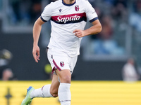 Thijs Dallinga of Bologna FC during the Serie A Enilive match between AS Roma and Bologna FC at Stadio Olimpico on November 10, 2024 in Rome...