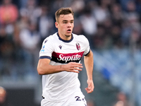 Thijs Dallinga of Bologna FC during the Serie A Enilive match between AS Roma and Bologna FC at Stadio Olimpico on November 10, 2024 in Rome...