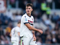 Thijs Dallinga of Bologna FC looks on during the Serie A Enilive match between AS Roma and Bologna FC at Stadio Olimpico on November 10, 202...